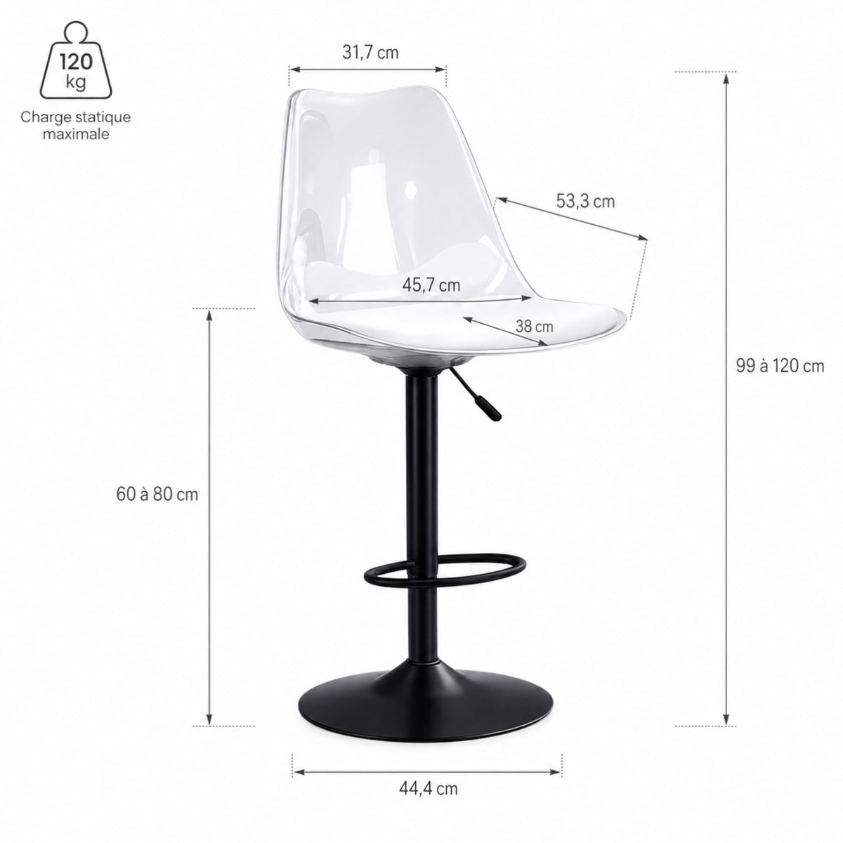 Aalto dimensions et cotes