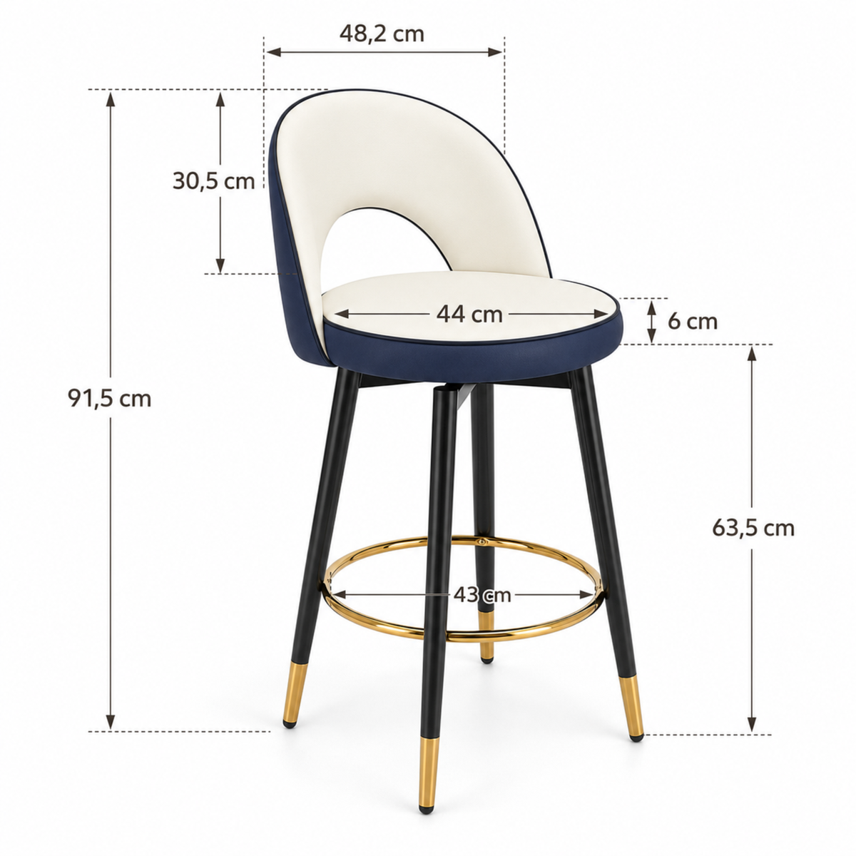 Volda dimensions et cotes